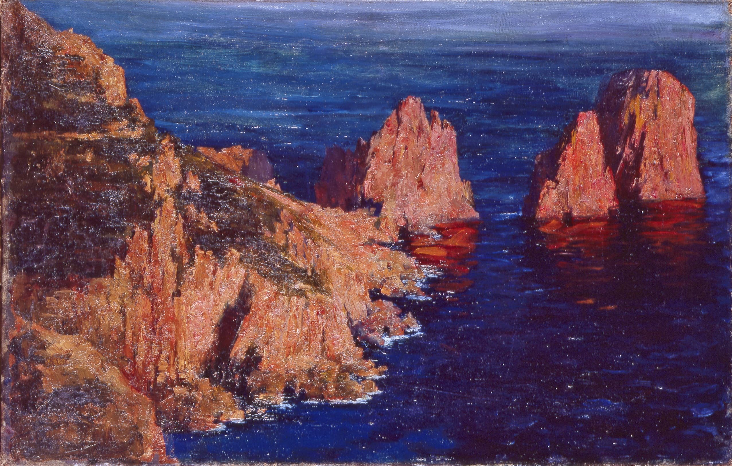 Elise Mahler-Die Faraglioni auf Capri, 1903/04
