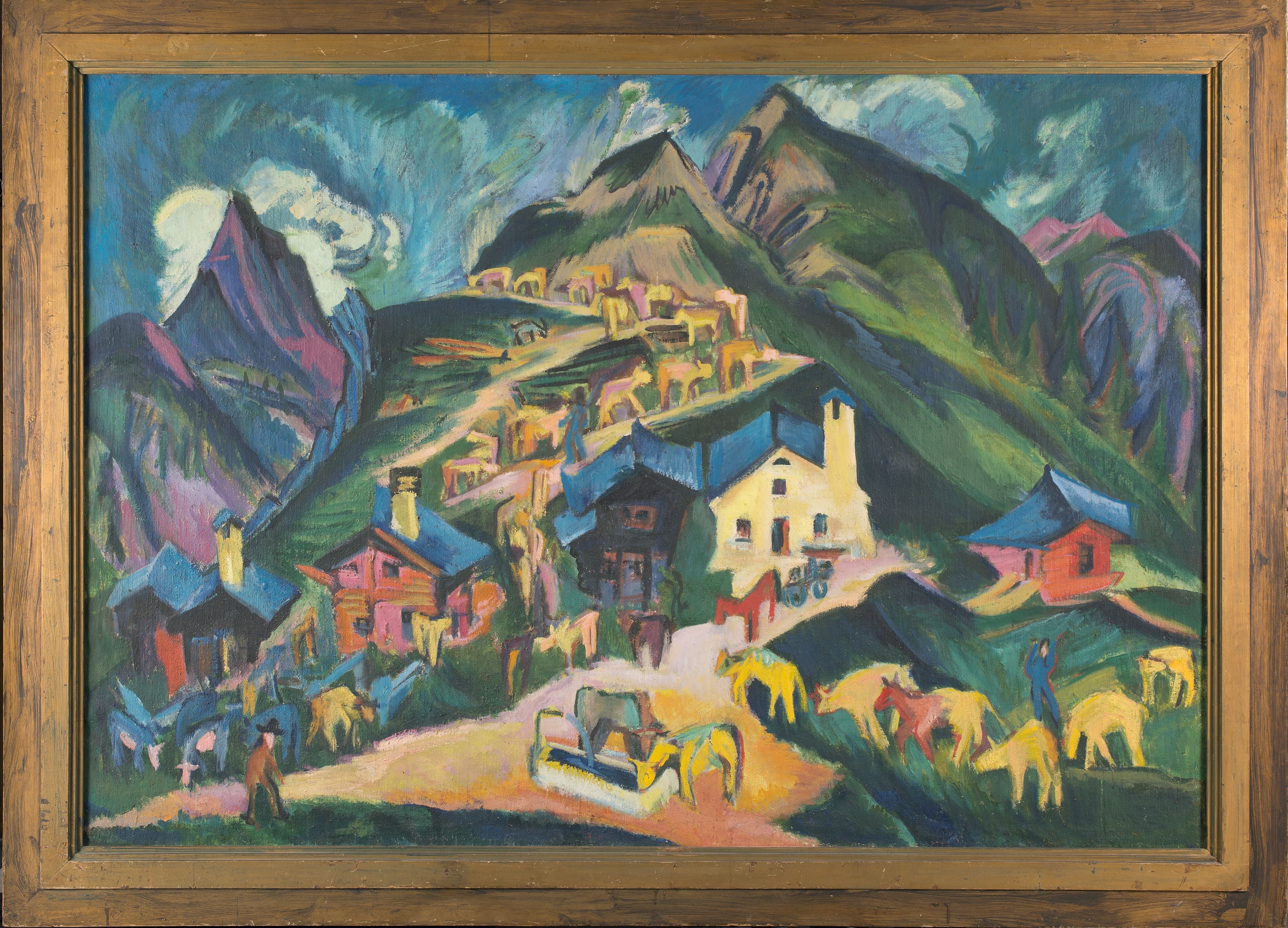 Ernst Ludwig Kirchner Alpaufzug