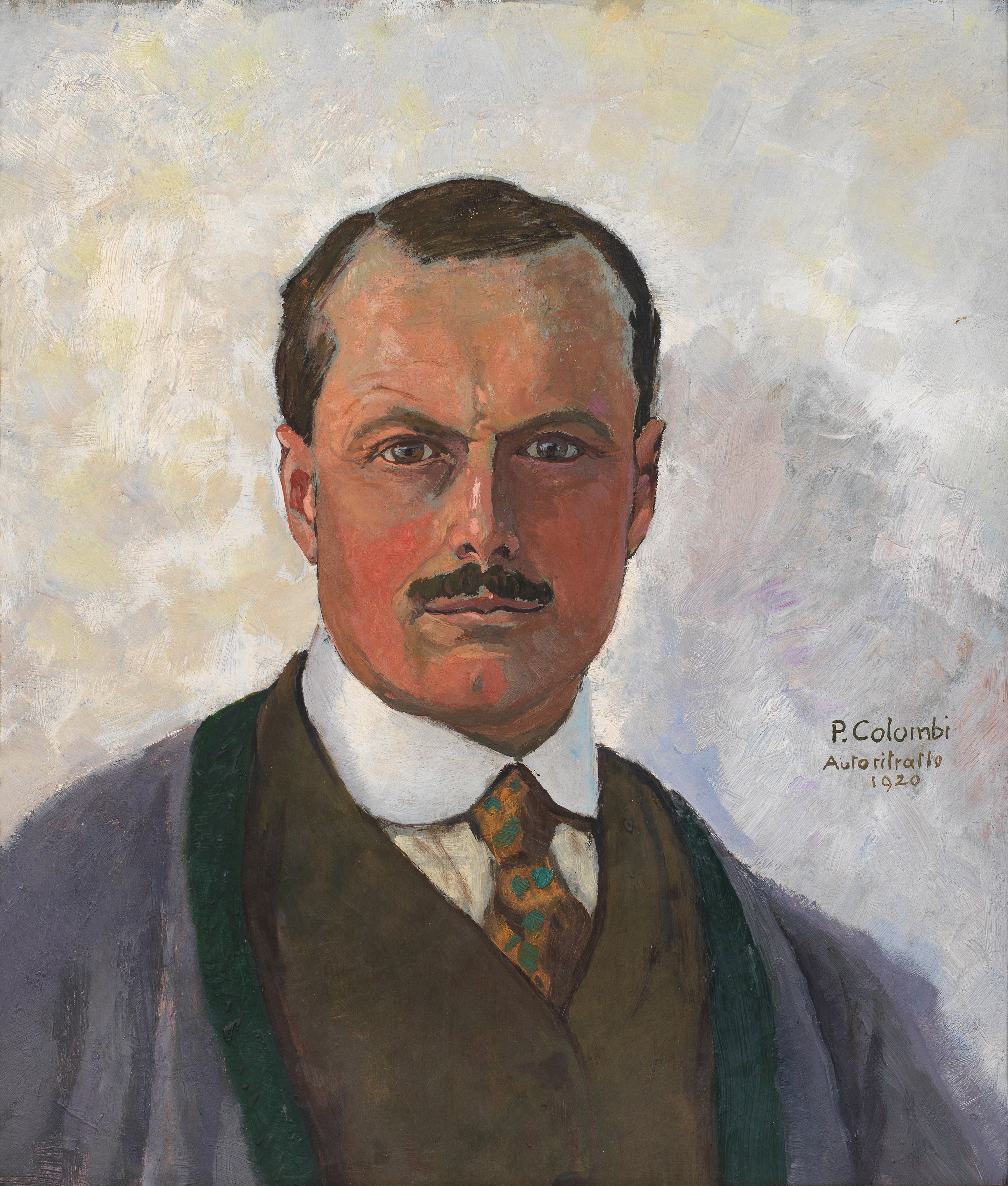 Selbstbildnis von Plinio Colombi